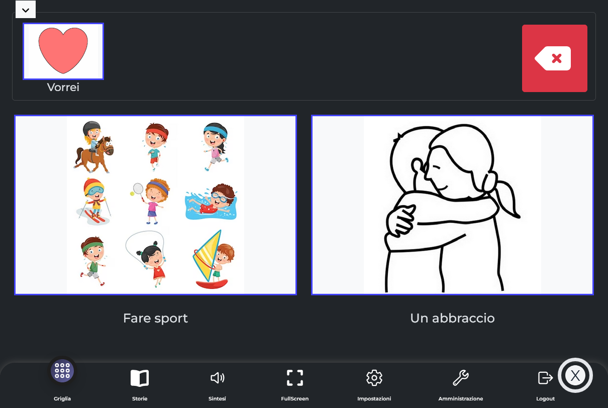 Immagine di una schermata di Logos Graphos